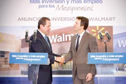 ››Eruviel Ávila Villegas, Gobernador del Estado de México y Scot Rank, Presidente de Walmart México y Centroamérica.