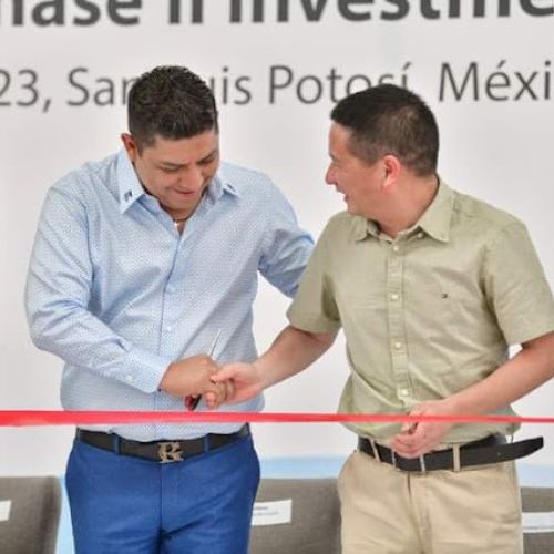 El Gobernador de San Luis Potosí dio la bienvenida a las y los directivos de la compañía y agradeció la confianza en la entidad.
