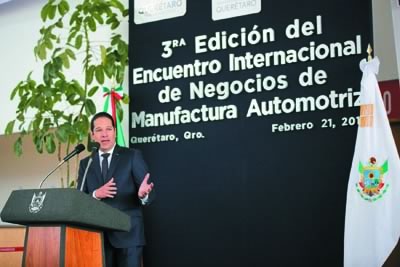 ›› Anuncia el  Gobernador de Querétaro, Francisco Domínguez Servién inversión de BRP en la zona.