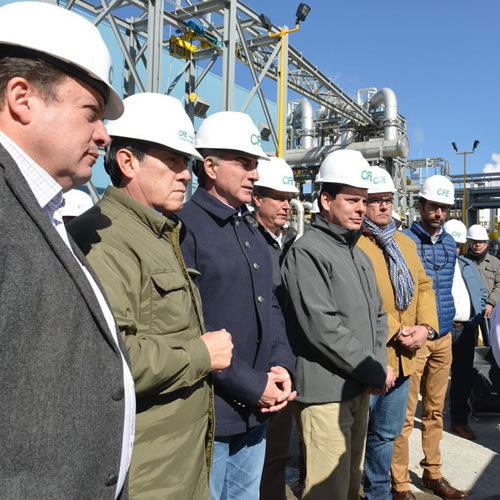 Acompañado del gobernador de Puebla, José Antonio Gali Fayad, el funcionario federal inauguró la Central Geotermoeléctrica Los Humeros III Fase A.