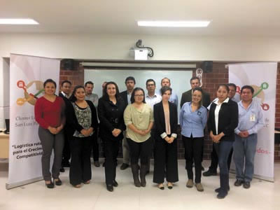 ›› Equipo que forma parte del Clúster Logístico de San Luis Potosí.