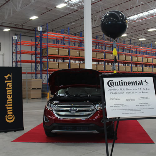 Continental inaugura su nueva planta ContiTech Mobile Fluid Systems en San Luis Potosí.