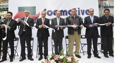 ›› Cortan listón inaugural de Foamotive Internacional en SLP.