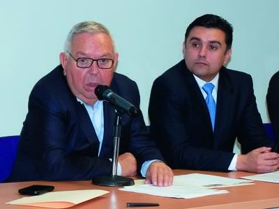 ›› Fernando Turner Dávila, Titular de la Secretaría de Economía y Trabajo y Samuel Peña Guzmán, Subsecretario de Inversión y Fomento Industrial de Nuevo León.