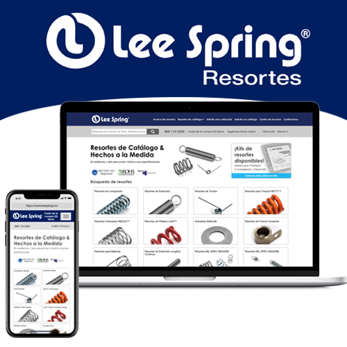 Lee Spring maneja una línea de más de 25 mil resortes de catálogo y fabrica resortes a la medida de las especificaciones del cliente.