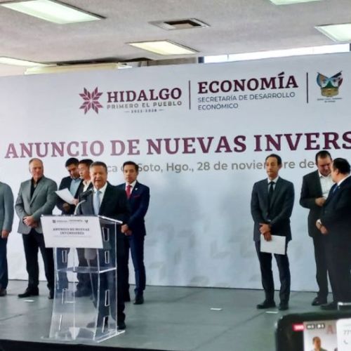 Llegan empresas del ramo automotriz, energías limpias, servicios médicos, manufactura de papel, logística y más a Hidalgo.