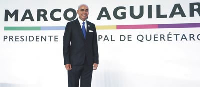 ›› Marcos Aguilar Vega, Alcalde de la capital de Querétaro.