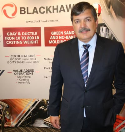›› Patricio Gil, Director General y CEO de la empresa fundidora Blackhawk .