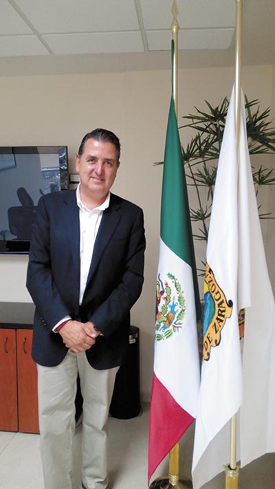 Mtro. José Antonio Gutiérrez Jardon, Secretario de Desarrollo Económico, Competitividad y Turismo.