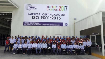 ›› Gracias al esfuerzo de los colaboradores es que QSSC obtiene el certificado de calidad.