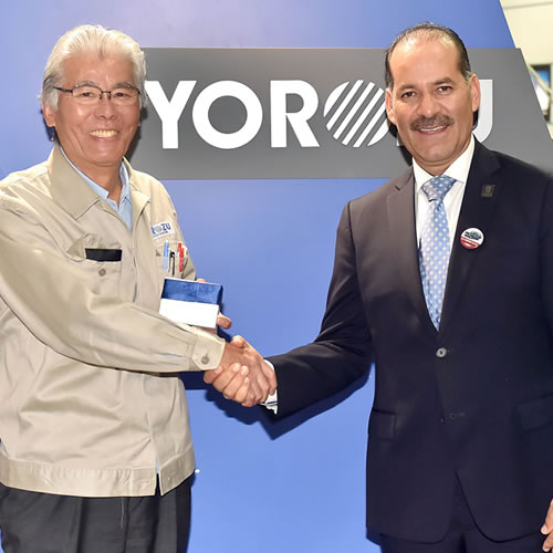 Martín Orozco, Gobernador de Aguascalientes se reúne con Akihiko Shido, presidente y CEO de Yorozu.