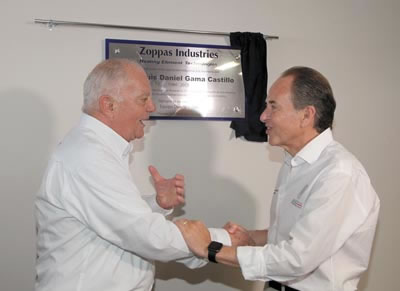 ›› Gian Franco Zoppas, Presidente de la compañía y Juan Manuel Carreras, Gobernador de San Luis Potosí.